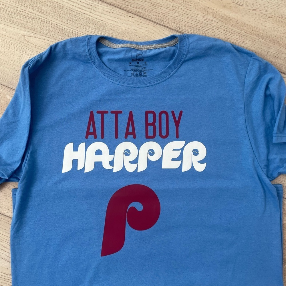 Philadelphia Phillies Atta Boy Harper Custom Made Tee - Picture 5 of 6